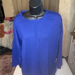 Cyrus Vibrant Blue Sweater size L